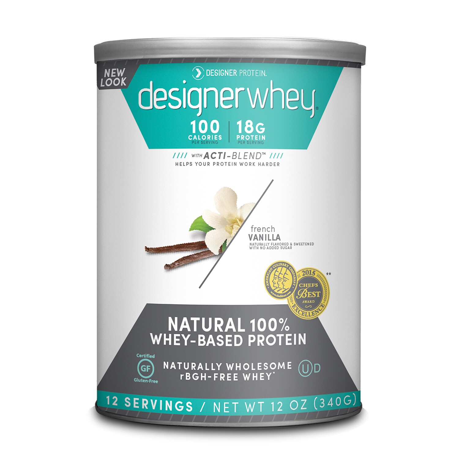 Designer Whey Protein Powder, French Vanilla