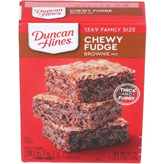 Duncan Hines Chewy Fudge Brownie Mix