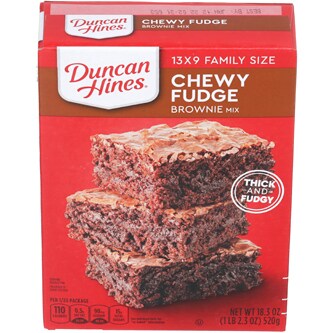 Duncan Hines Chewy Fudge Brownie Mix