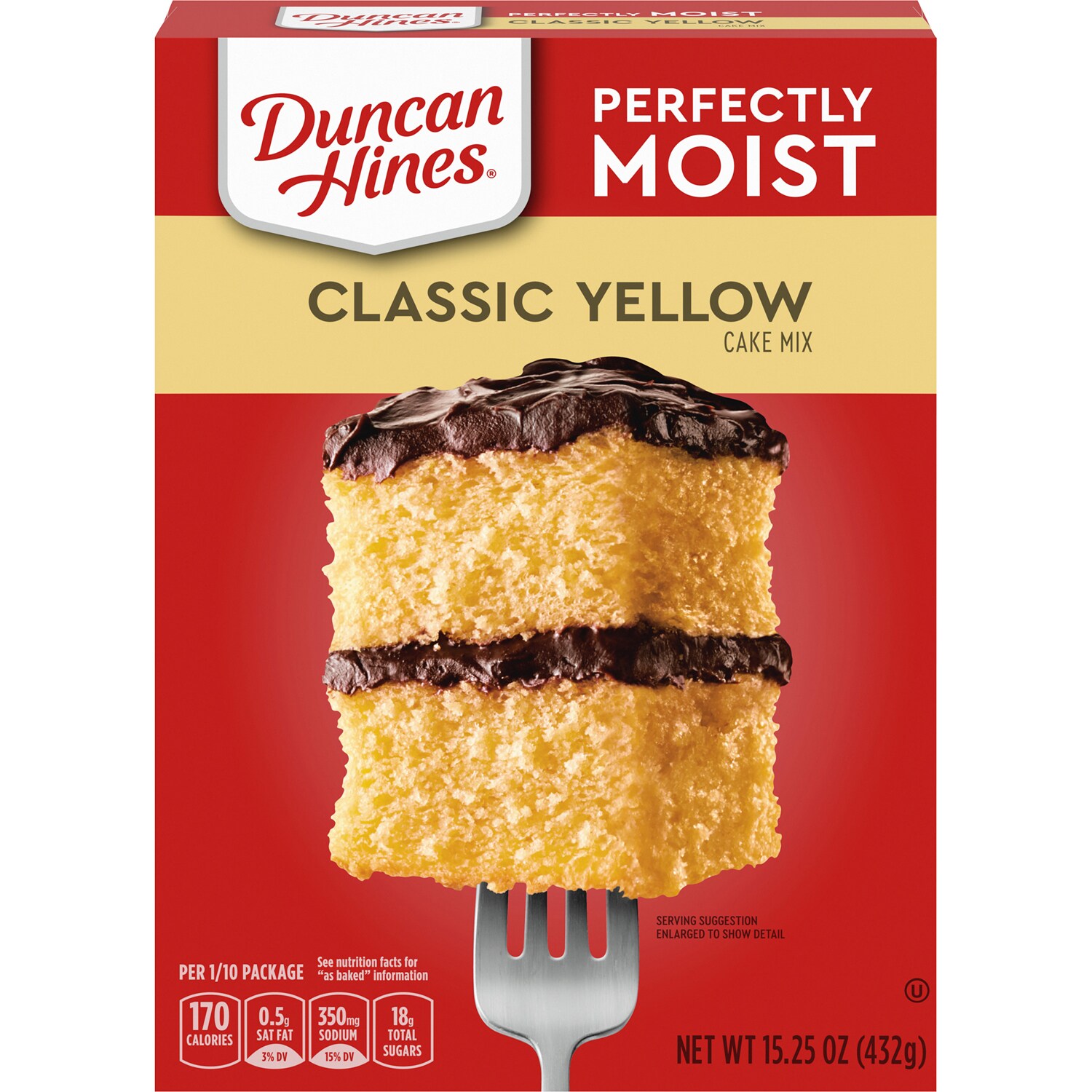Duncan Hines Perfectly Moist Cake Mix, Classic Yellow