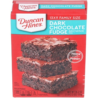 Duncan Hines Dark Chocolate Fudge Brownie Mix