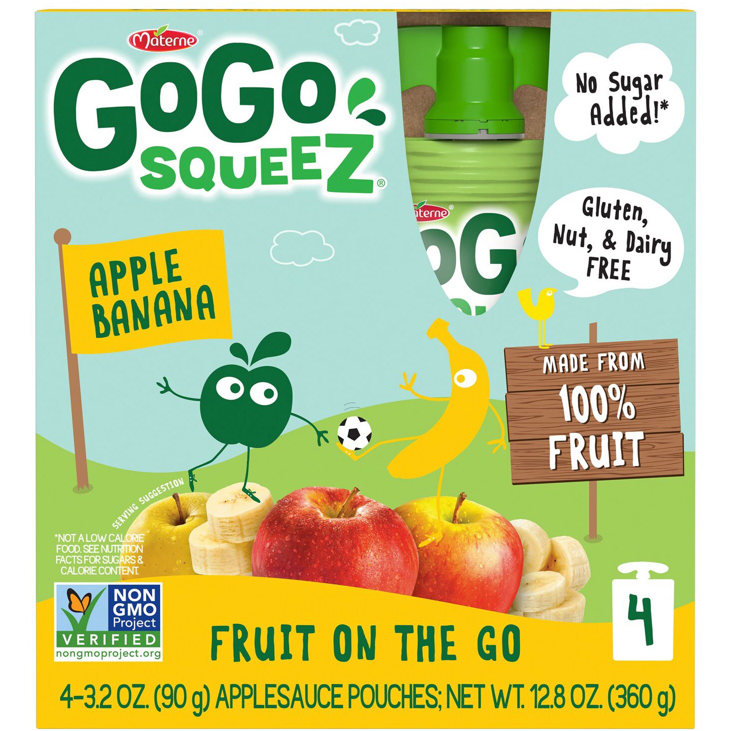 GoGo Squeez Applesauce On-the-Go, Apple Banana