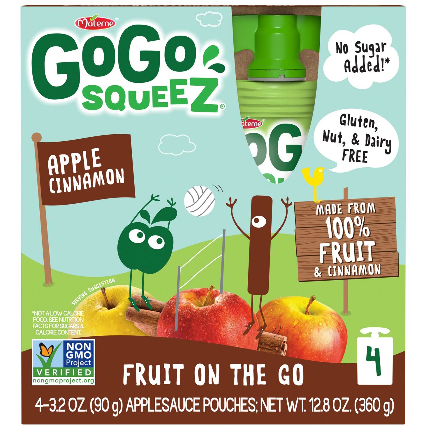 GoGo Squeez Applesauce On-the-Go, Apple Cinnamon