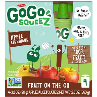GoGo Squeez Applesauce On-the-Go, Apple Cinnamon