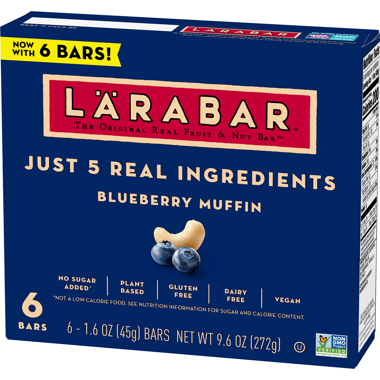 Lärabar Fruit & Nut Bars, Blueberry Muffin