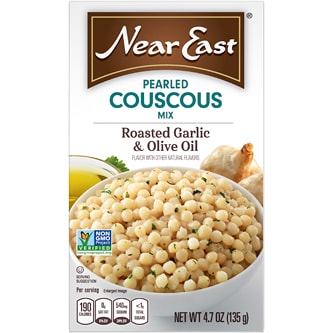 Near East Pearled Couscous Mix, Roasted Garlic & Olive Oil