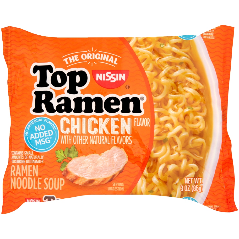 Nissin Top Ramen Noodle Soup, Chicken