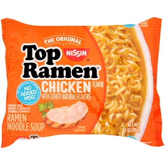 Nissin Top Ramen Noodle Soup, Chicken