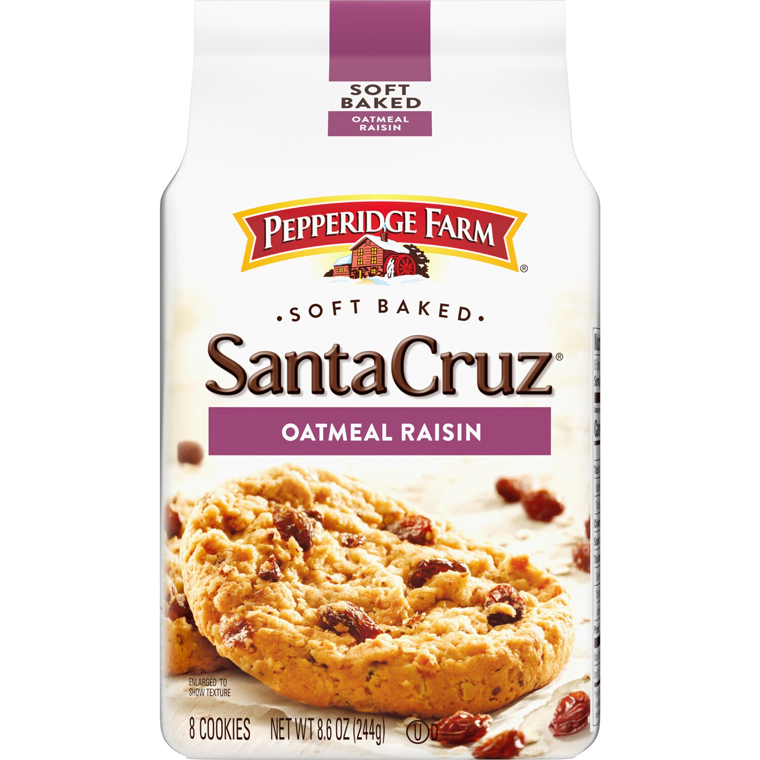 Pepperidge Farm Soft Baked Santa Cruz Oatmeal Raisin Cookies