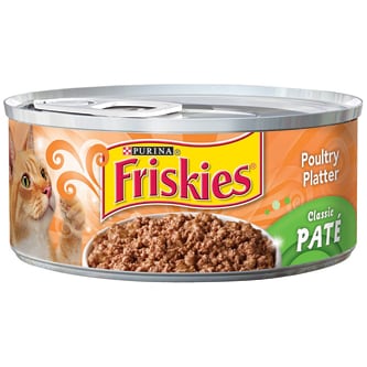 Purina Friskies Wet Cat Food, Classic Pate Poultry Platter
