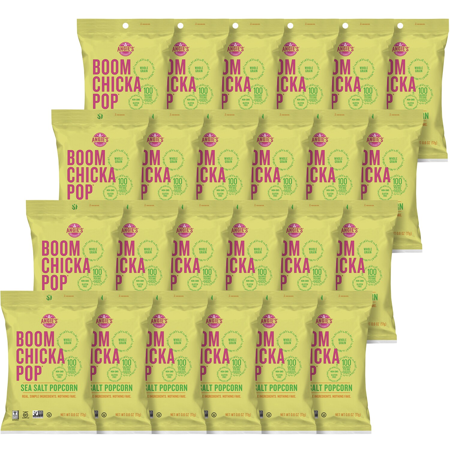 Angie's BOOMCHICKAPOP Popcorn, Sea Salt