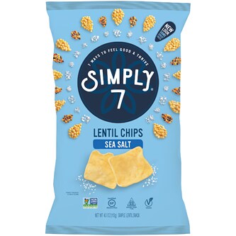 Simply 7 Lentil Chips, Sea Salt