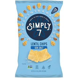 Simply 7 Lentil Chips, Sea Salt
