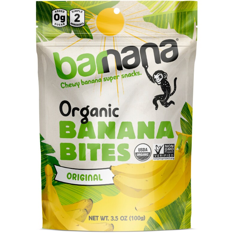 Barnana Organic Chewy Banana Bites, Original