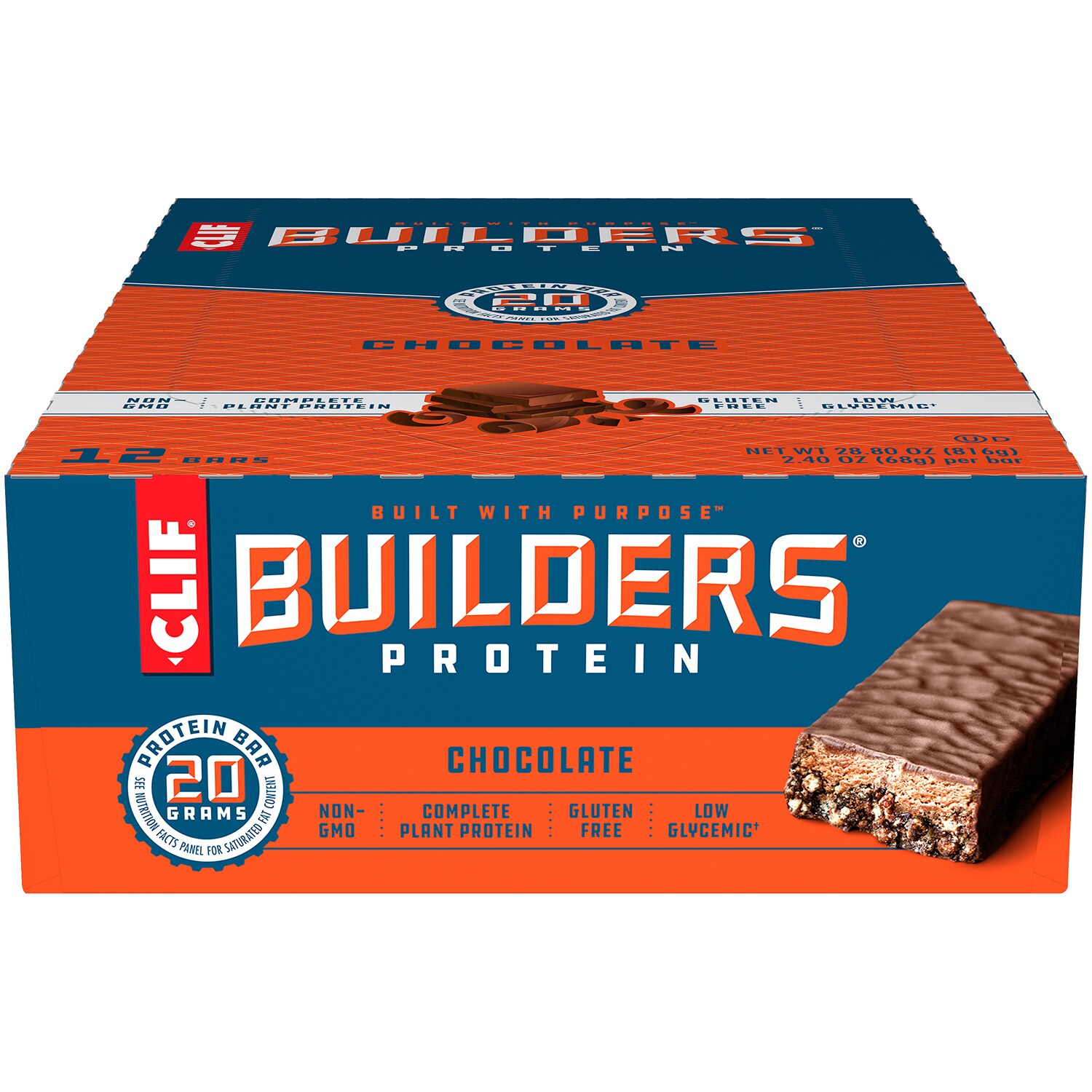Clif Builders Protein Bars, Chocolate