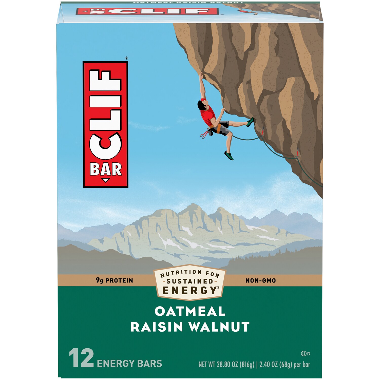 Clif Energy Bars, Oatmeal Raisin Walnut