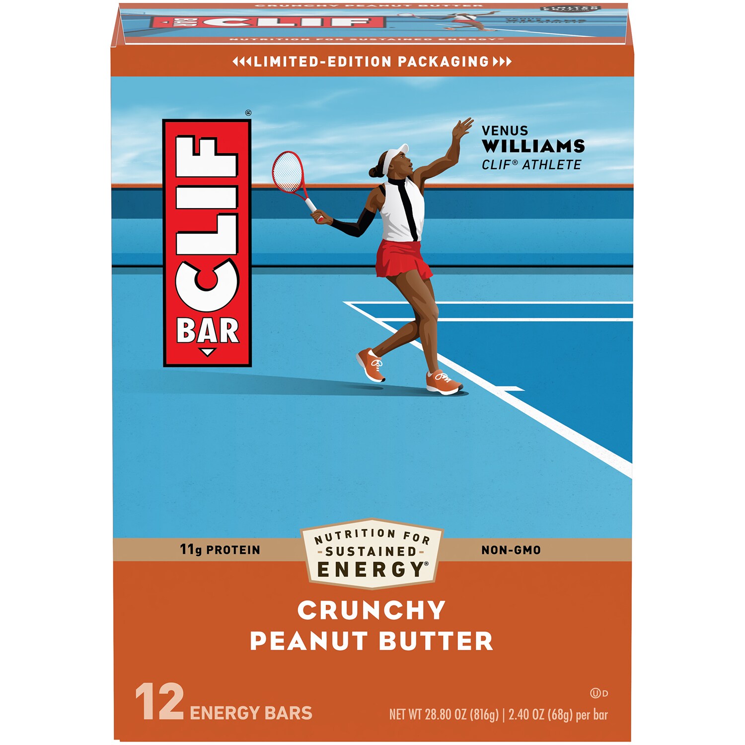 Clif Energy Bars, Crunchy Peanut Butter
