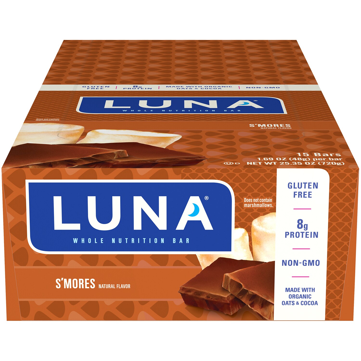 Luna Gluten-Free Nutrition Bars, S'mores