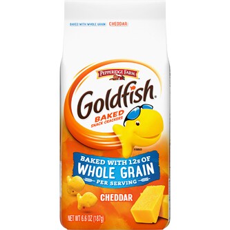 Pepperidge Farm Goldfish Crackers, Cheddar Baked with Whole Grain