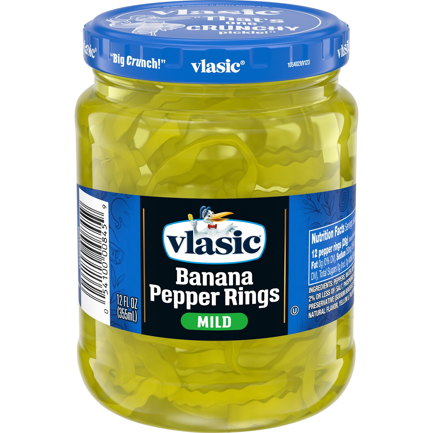 Vlasic Deli Style Banana Pepper Rings, Mild