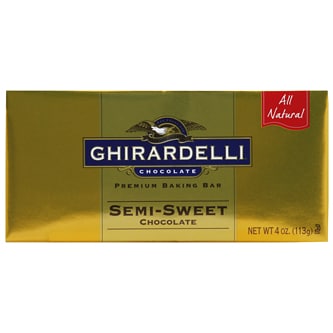Ghirardelli Premium Baking Bar, Semi-Sweet Chocolate
