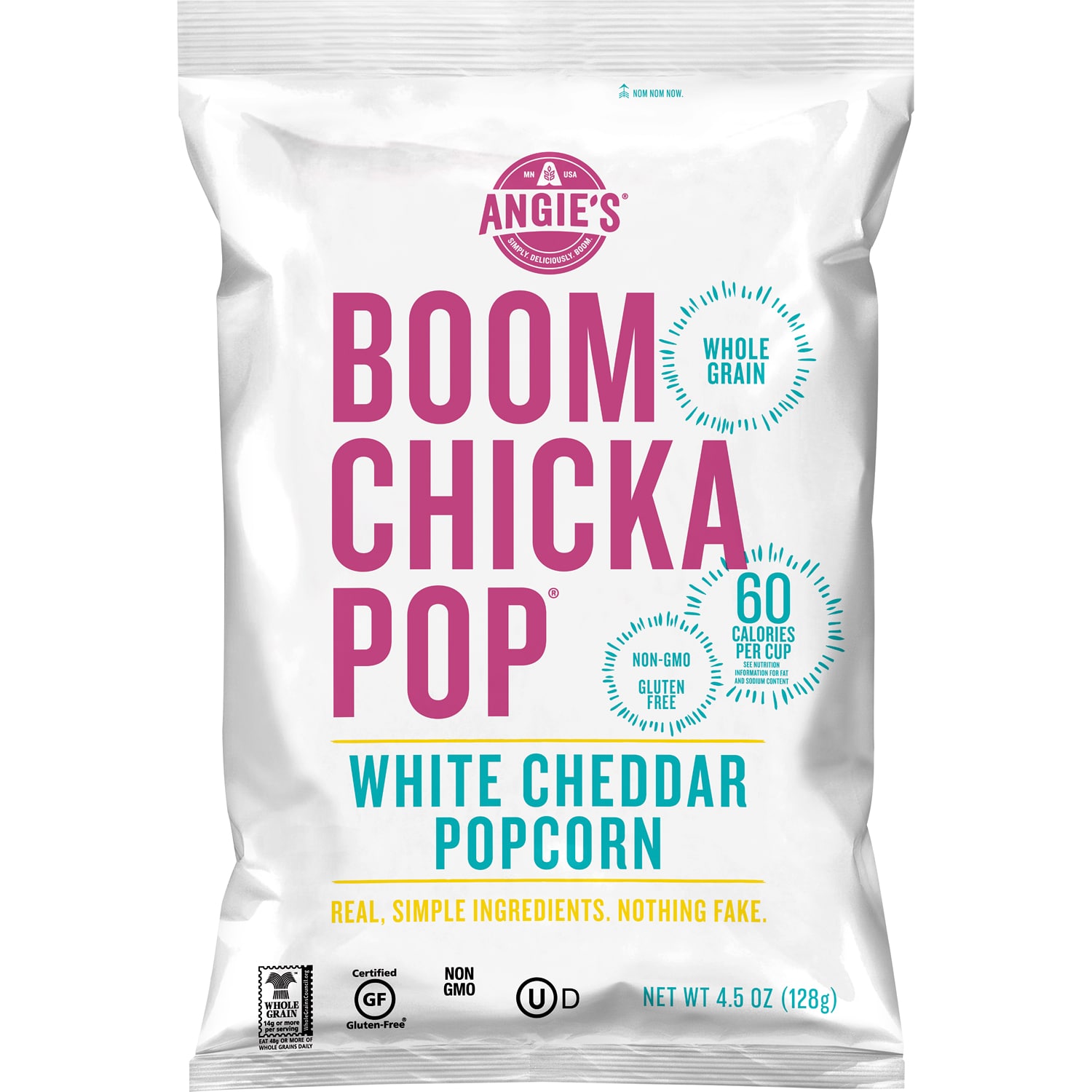 Angie's BOOMCHICKAPOP Popcorn, White Cheddar