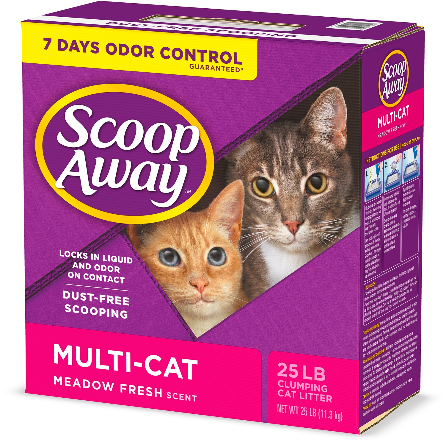Scoop Away Multi-Cat Clumping Litter With Meadow Fresh Scent