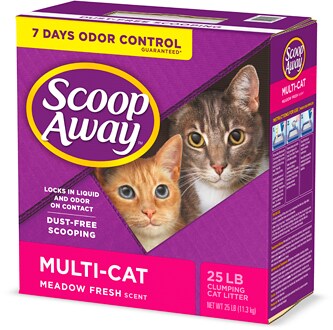 Order Scoop Away Multi-Cat Clumping Cat Litter, Meadow Fresh Scent