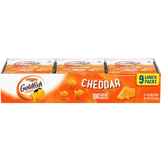 Pepperidge Farm Goldfish Crackers Multi-Packs, Cheddar Cheese