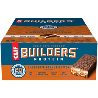 Clif Builders Protein Bars, Chocolate Peanut Butter 