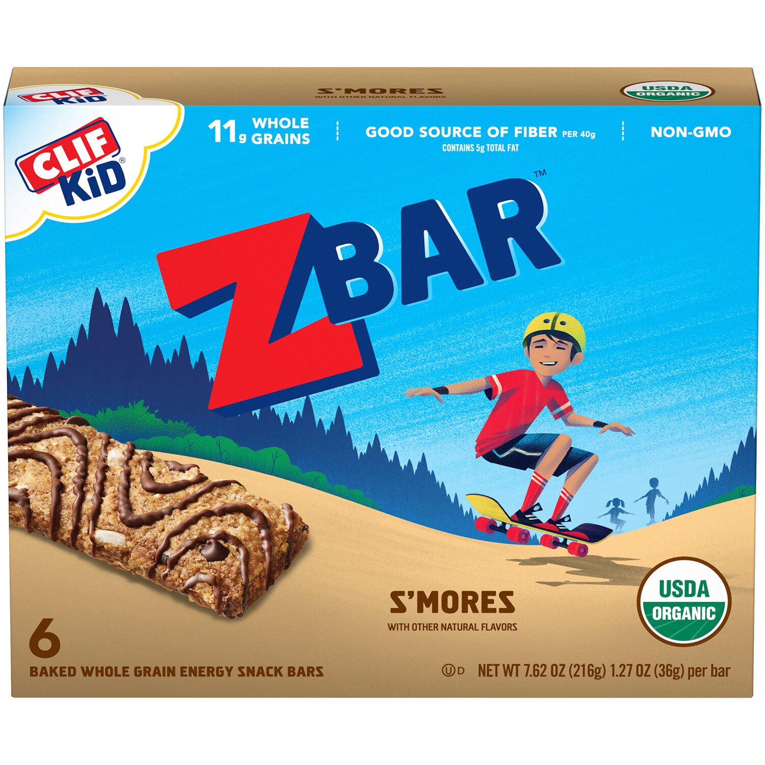 Clif Kid Organic Zbars, S'mores