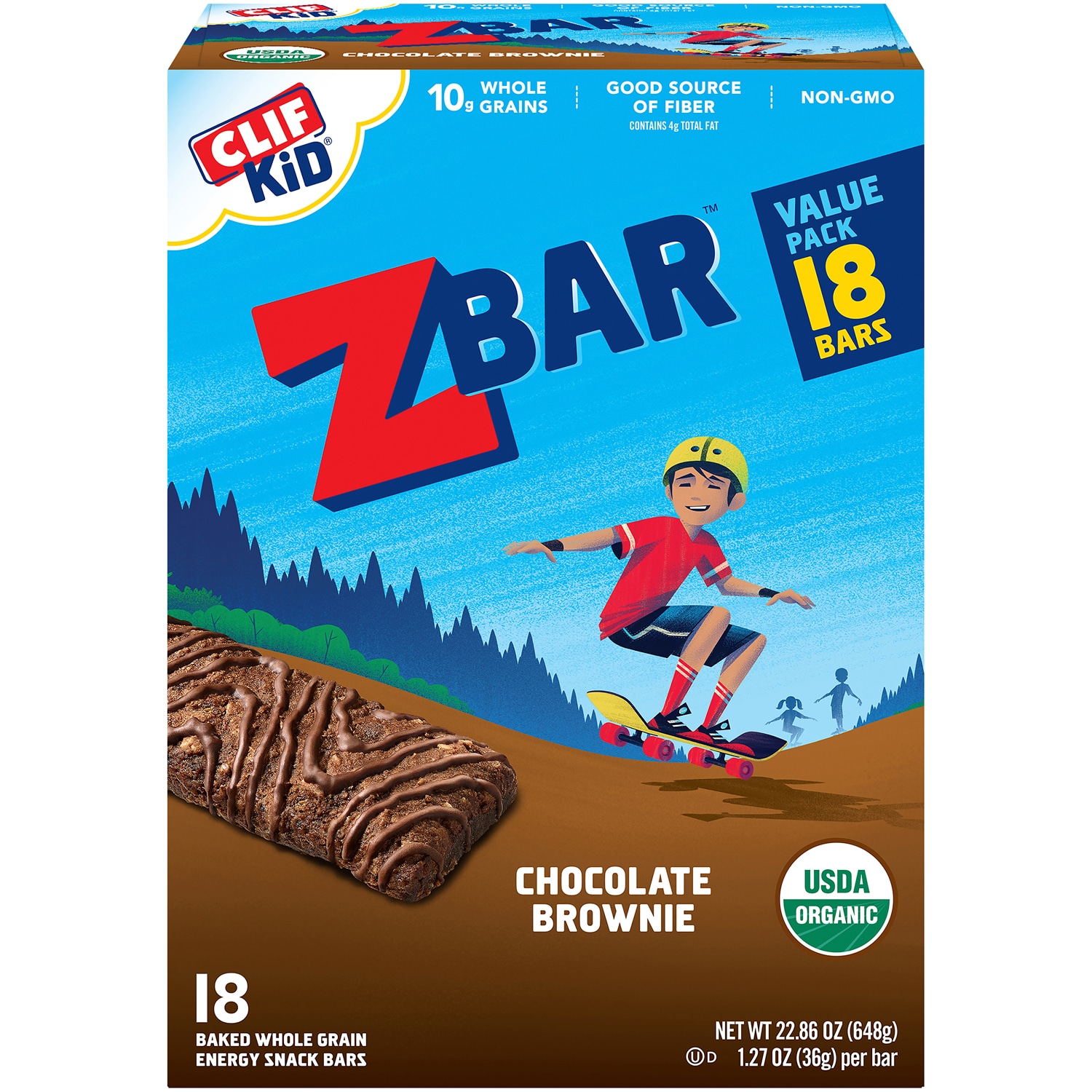 Clif Kid Organic Zbars, Chocolate Brownie