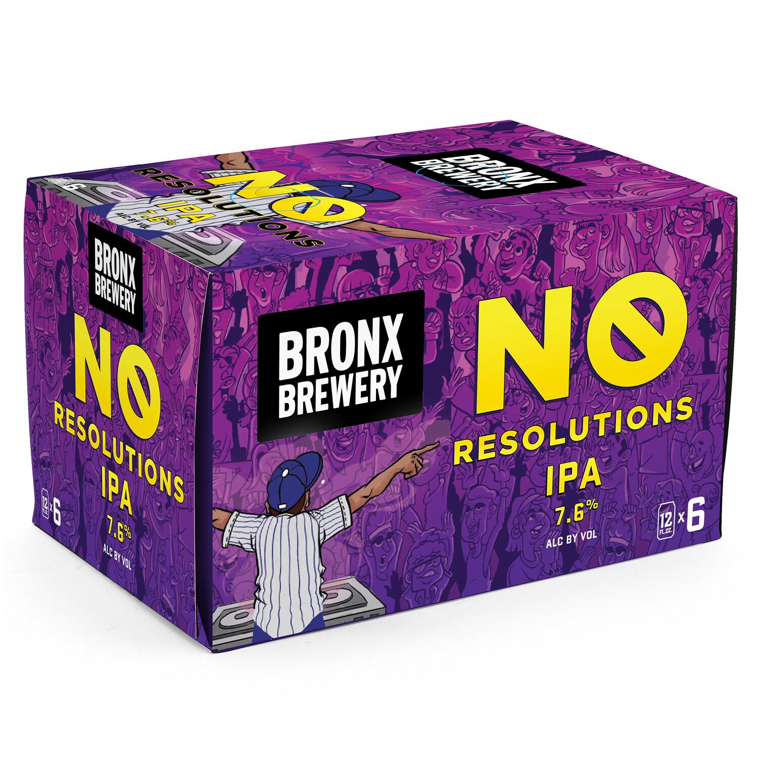 Bronx Brewery No Resolutions IPA, Cans