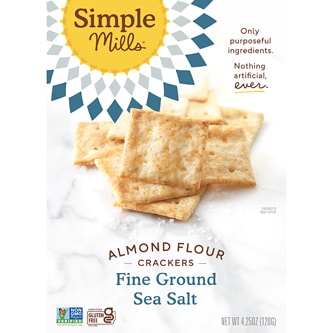Simple Mills Almond Flour Crackers, Fine Ground Sea Salt