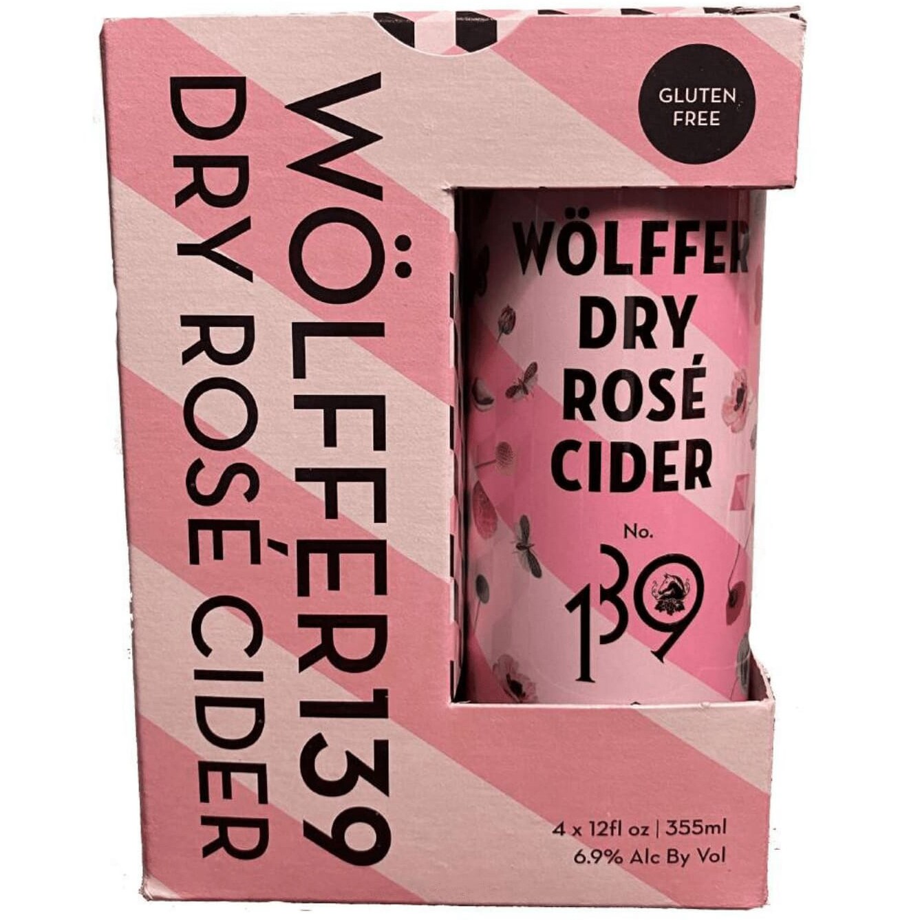 Wölffer Estate No. 139 Dry Rosé Cider, Cans