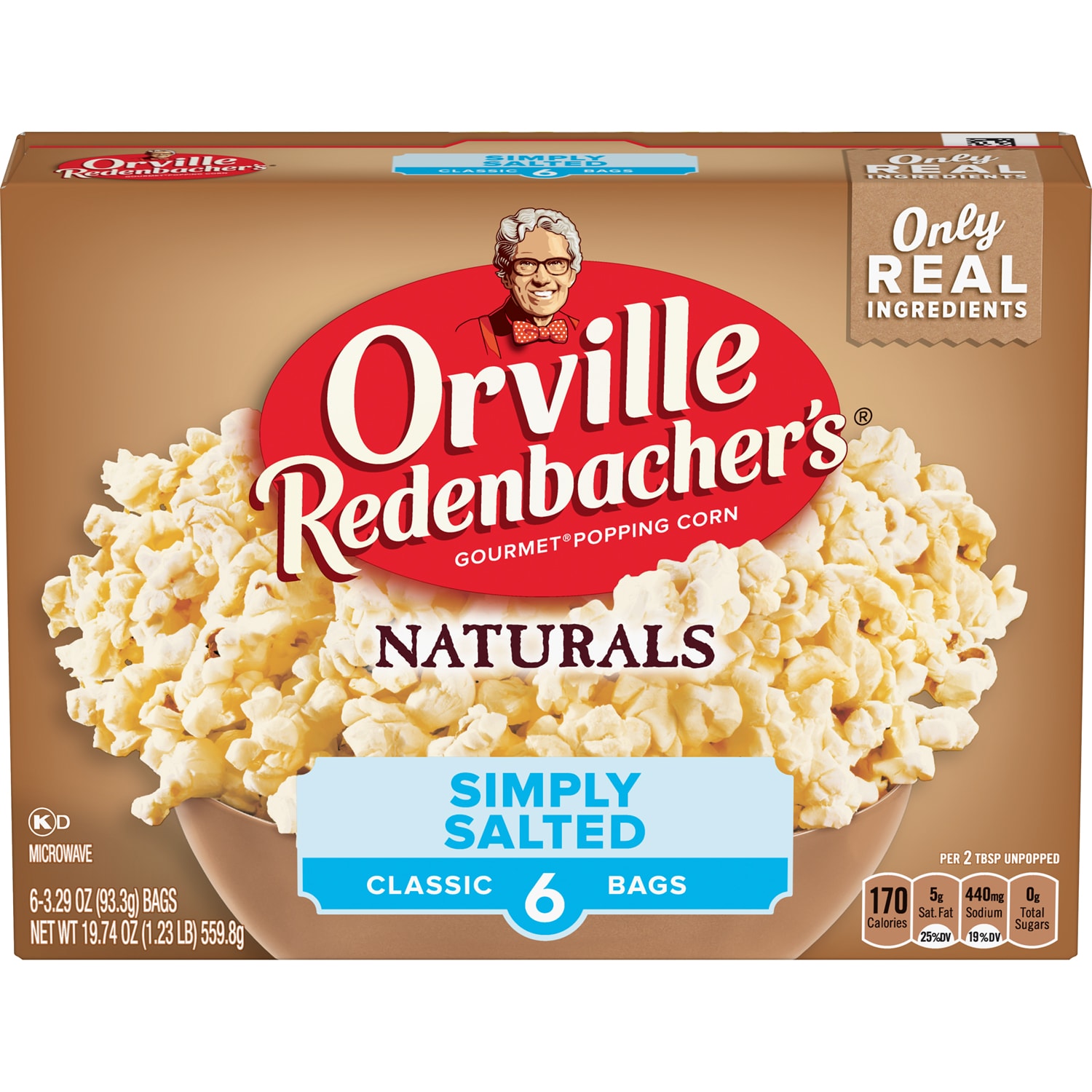 Orville Redenbacher's Naturals Simply Salted Microwave Popcorn