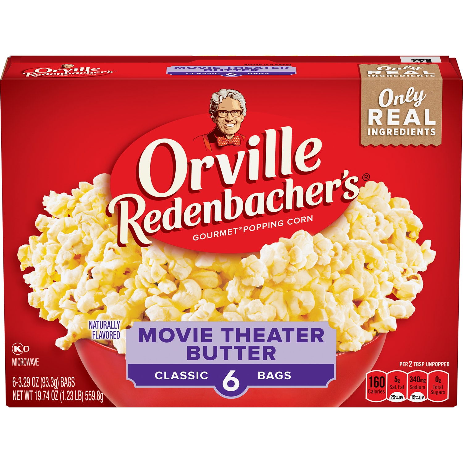 Orville Redenbacher's Movie Theater Butter Microwave Popcorn