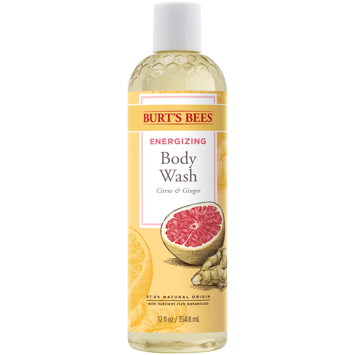 Burt's Bees Energizing Body Wash, Citrus & Ginger