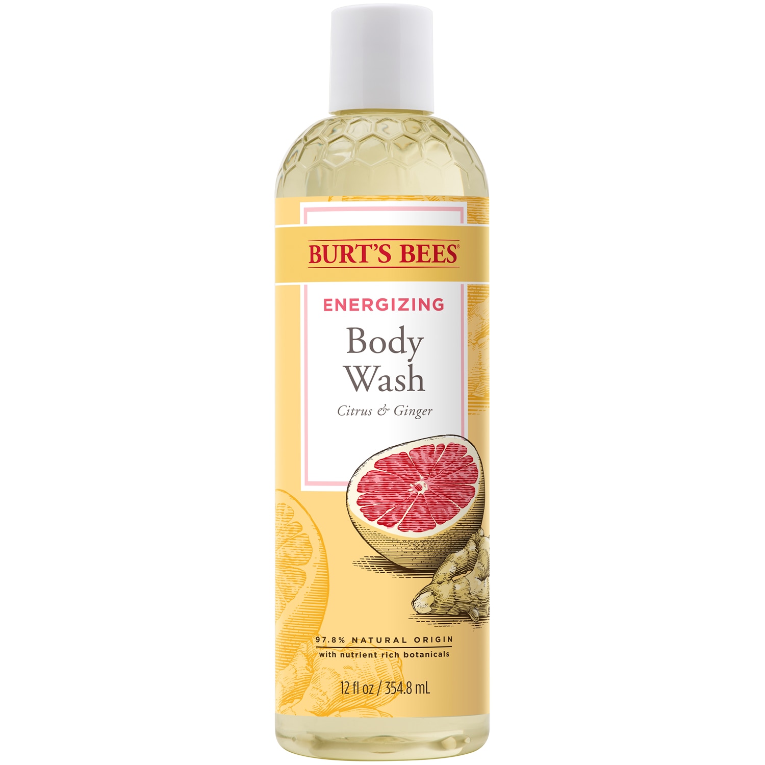 Burt's Bees Energizing Body Wash, Citrus & Ginger