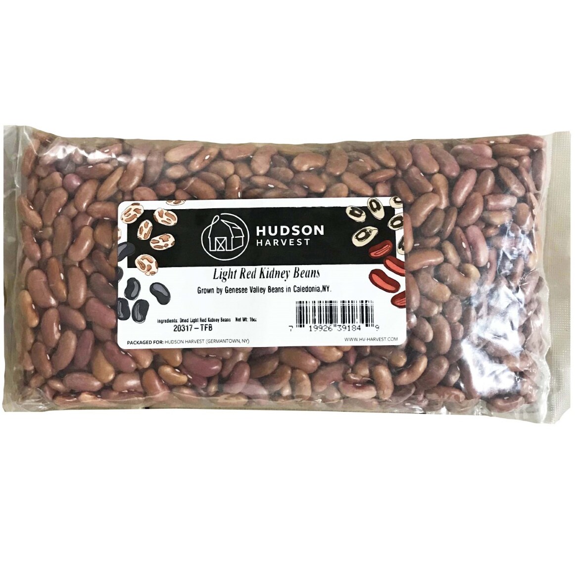 Hudson Harvest Light Red Kidney Beans