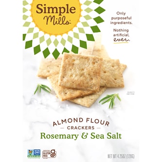 Simple Mills Almond Flour Crackers, Rosemary & Sea Salt