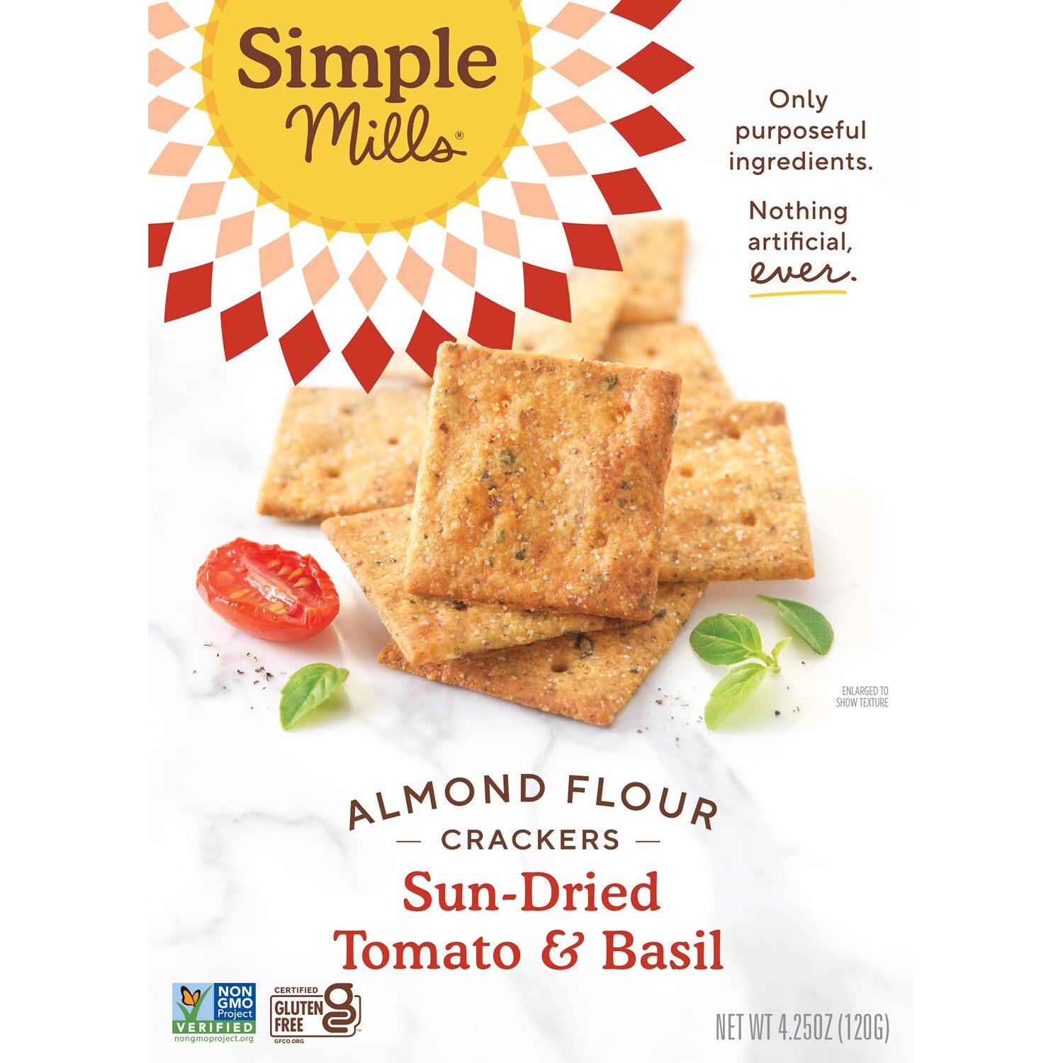 Simple Mills Almond Flour Crackers, Sun-Dried Tomato & Basil