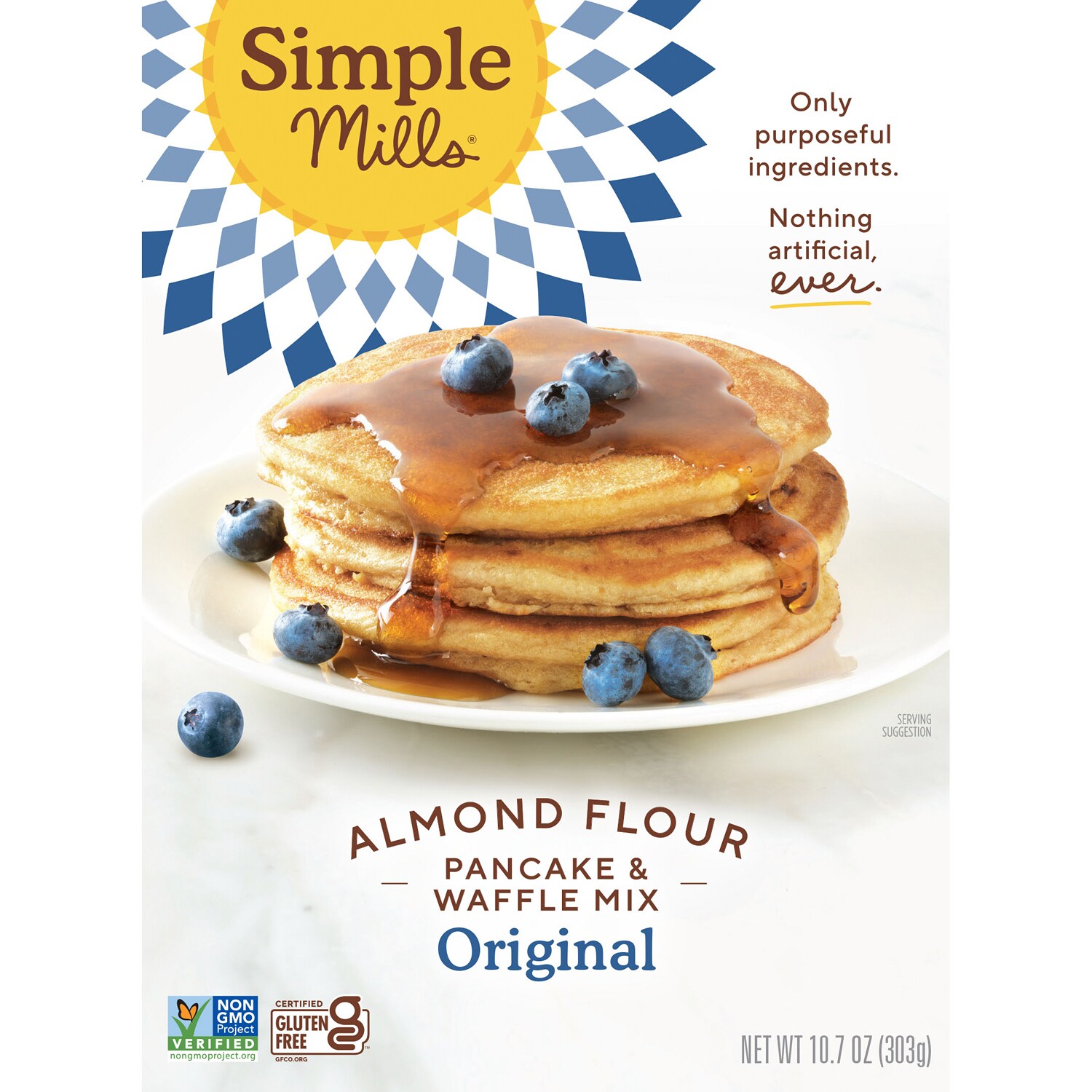 Simple Mills Almond Flour Pancake & Waffle Mix, Original