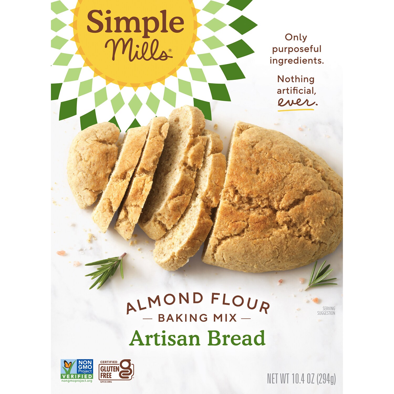 Simple Mills Almond Flour Baking Mix, Artisan Bread