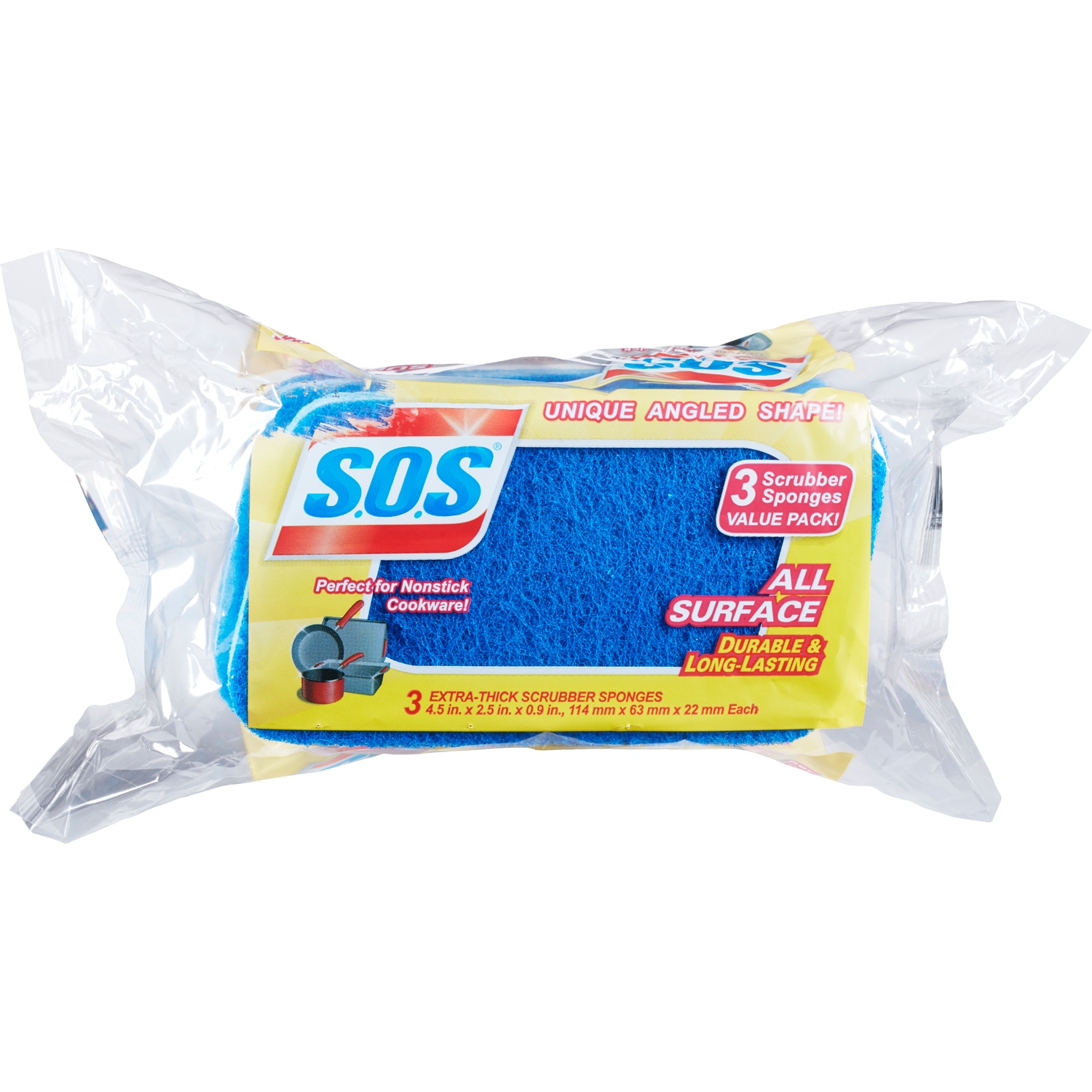 S.O.S. All Surface Scrubber Sponges