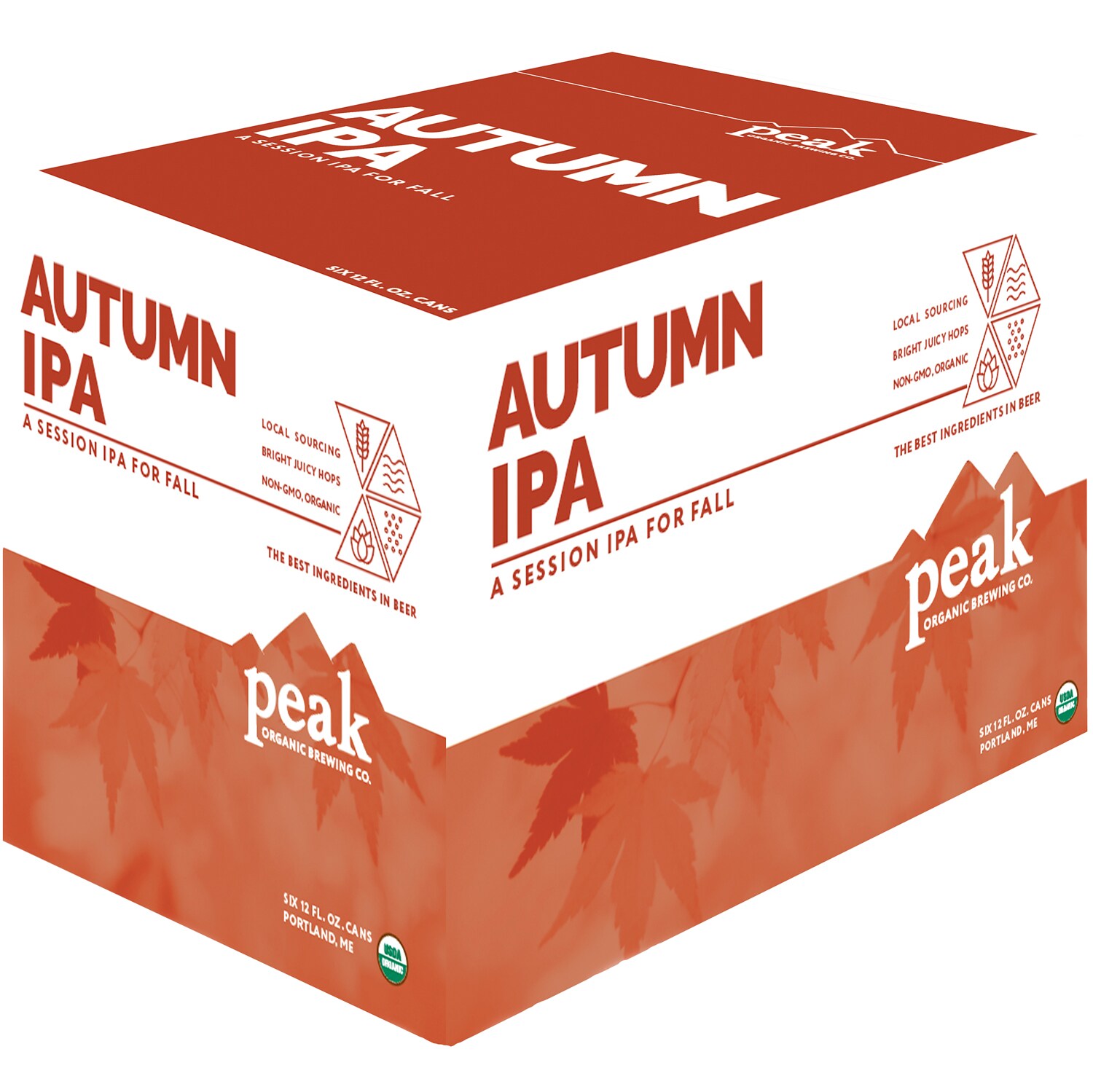 Peak Organic Autumn IPA, Cans