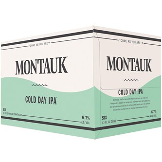 Montauk Brewing Cold Day IPA, Cans