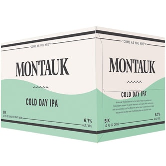 Montauk Brewing Cold Day IPA, Cans