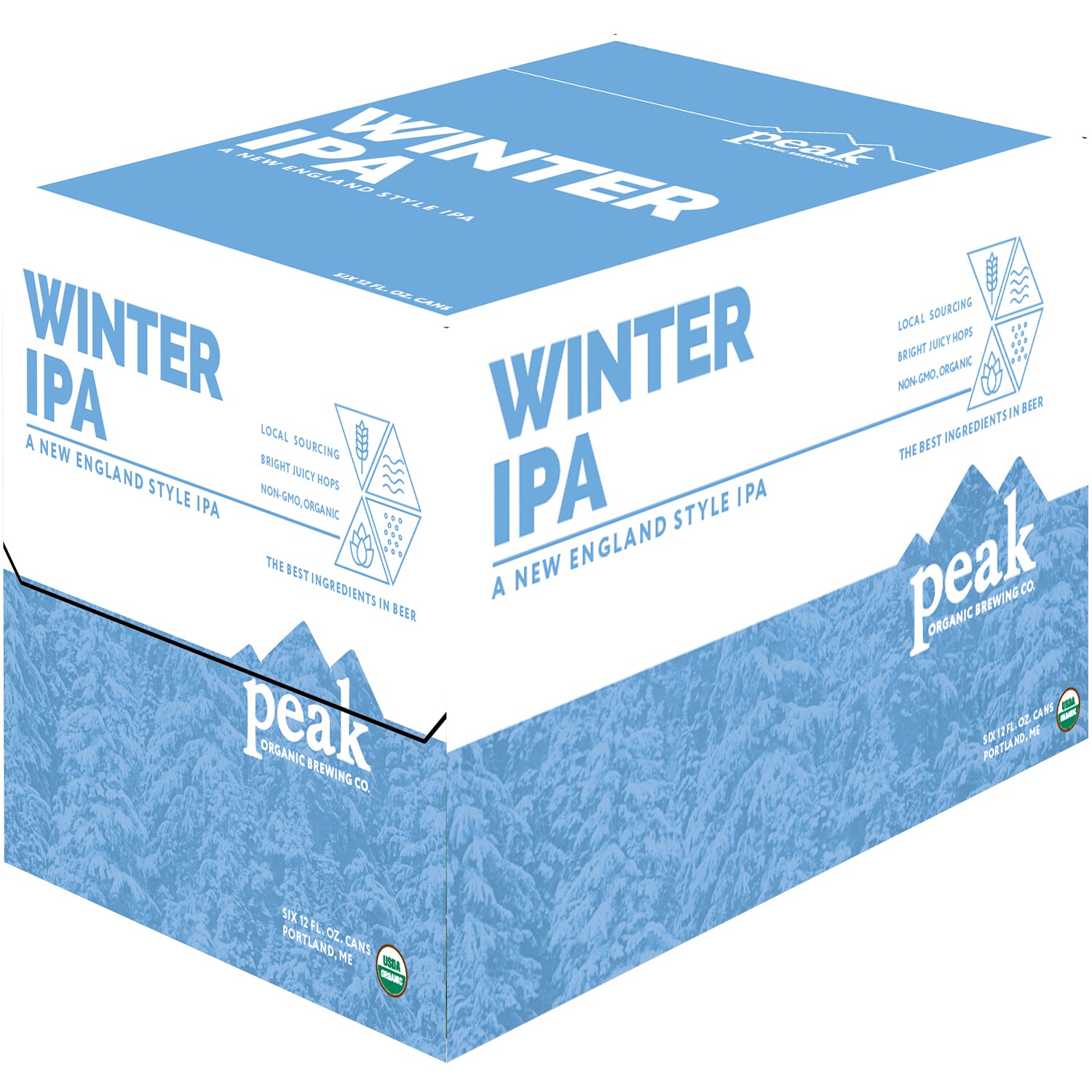 Peak Organic Winter IPA, Cans