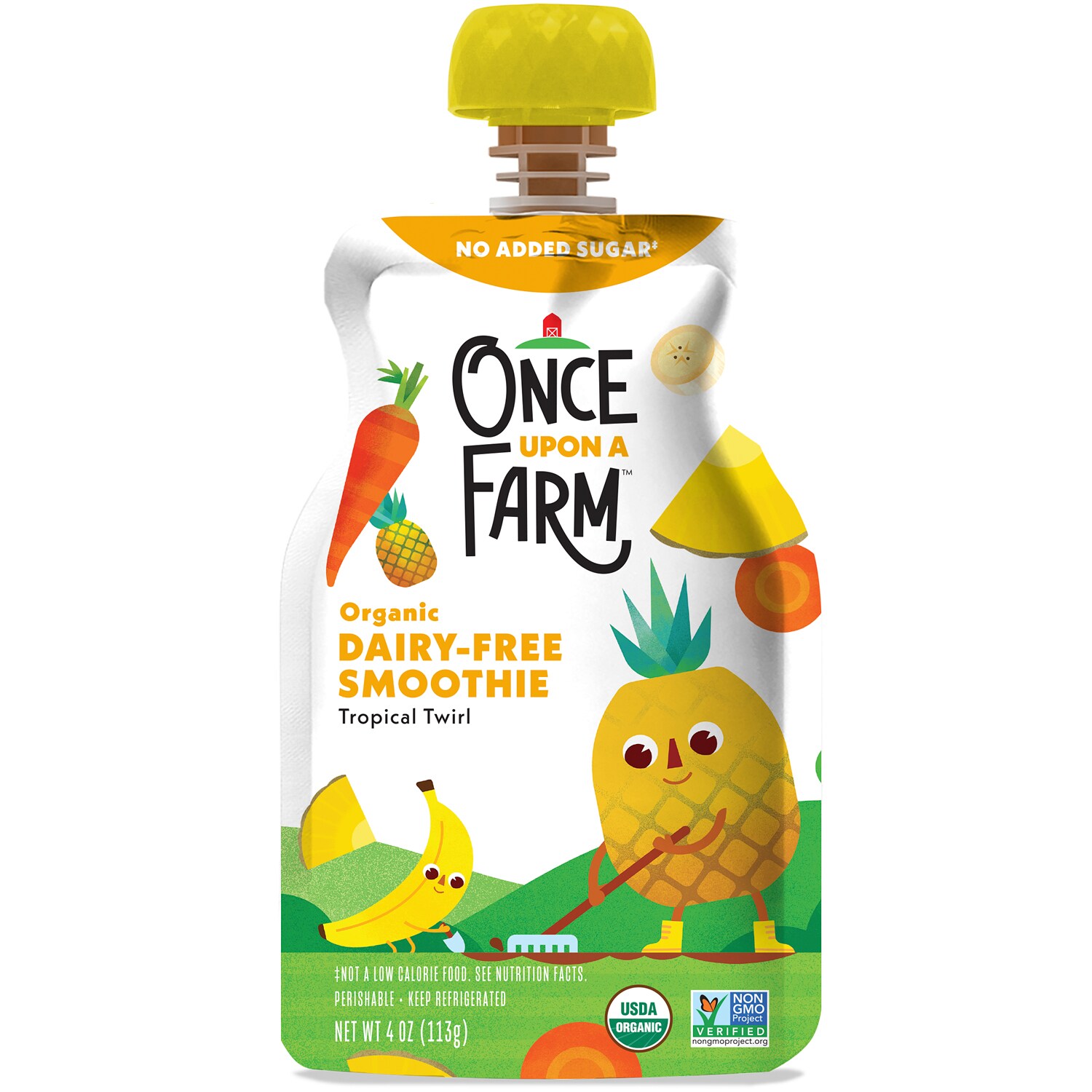 Once Upon a Farm Organic Kids Smoothie, Tropical Twist
